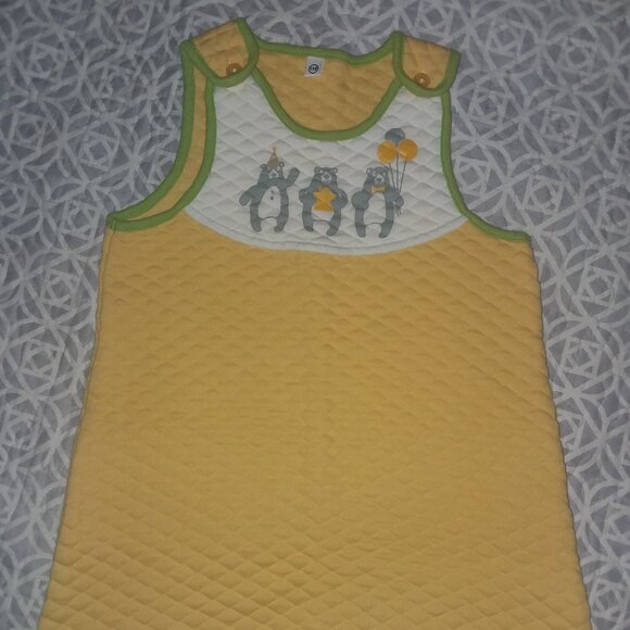 Cute quilted cotton sleepsack wearable blanket (romper), NEW - Picture 1 of 2